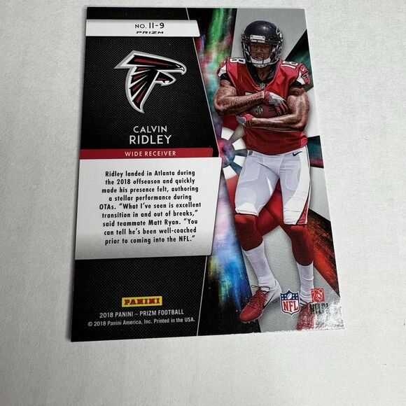2018 Calvin Ridley Panini Prizm Instant Impact Silver Prizm Rookie Card #II-9 - Picture 4 of 6